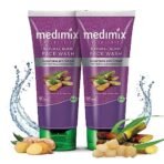 Medimix Ayurvedic Natural Glow Face Wash for youthful and glowing skin | With Sugarcane and Ginger | 100 ml (Pack of 2) - Fast UK Delivery - Image 2