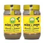 Basic Ayurveda Karela & Jamun Herbal Mix Powder | Ayurvedic Supplements For Hepls Blood Sugar, Weight Management & Immune Support | Enhance Your Health - 200G (Pack Of 2) - Fast UK Delivery - Image 2