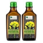 Bliss of Earth 2x500ML Certified Organic Mustard Oil For Cooking & Hair, Cold Pressed, Hexane Free (Pet bottle) Pack Of 2 - Fast UK Delivery - Image 2