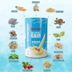 Patanjali Nutrela Weight gain 500gm Banana flavour - Fast UK Delivery - Image 4