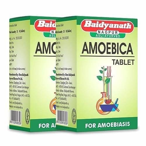 uk51IO6apzZiL-1.jpg Baidyanath Amoebica I Ayurvedic Diarrhea Medicine I 25Tab (Pack of 2) - Fast UK Delivery - Image 1