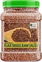 Bliss of Earth Organic Flax Seeds, 600g Pack, Raw Whole Flaxseed for Cooking and Baking, High in Omega-3 Fatty Acids, Gluten-Free, Non-GMO, Rich Source of Fiber and Protein, Superfood for Health - Fast UK Delivery - Image 2