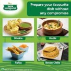 Tata Sampann 100% Chana Dal Fine Besan, Gram Flour, 1 Kg - Fast UK Delivery - Image 6
