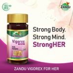 Zandu Vigorex For Her: A Daily Energizer |100% Natural,Authentic & Safe ingredients| Her Secret Remedy for Vigour and Vitality (Pack of 60 capsules) - Fast UK Delivery - Image 5