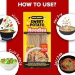 Urban Platter Sweet Potato Noodles (Dangmyeon), 300g (Korean Style Japchae Noodles| Glass Noodles | Additive Free | Gluten Free) - Fast UK Delivery - Image 7