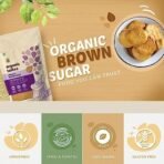 Organic Tattva All Natural Brown Sugar, Zero Chemicals, Organically Processed, from Freshly Squeezed Sugar Cane Juice, and Enriched with Essentials Nutrients 5Kg(Pack of 5) - Fast UK Delivery - Image 5