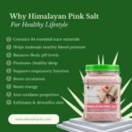 Bliss of Earth 1KG Pure Pakistani Himalayan Pink Salt Non Iodised Rock Salt For weight management & Healthy Cooking, Natural Substitute of Iodised White Salt - Fast UK Delivery - Image 5