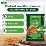 Tata Sampann Pure Raisins Seedless | Kishmish | Source of Potassium | Hand-picked Dry Fruits | 500g Value Pack & Tata Sampann Chaat Masala with Natural Oils, Crafted by Chef Sanjeev Kapoor, 100g - Fast UK Delivery - Image 5