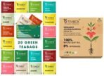 TEABOX - 100% Natural Immunity Boosting Green Tea Trial Pack & Ashwagandha Green Tea Bags 25 Pieces, For Immunity Boosting & Improved Memory, Whole Leaf, Natural Ashwagandha & Cardamom, 2 Free Samples - Fast UK Delivery - Image 2