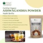 Bliss of Earth Ashwagandha Powder, Organic Stress Relief Supplement, 453g, Ayurvedic Herbal Adaptogen for Energy and Focus - Fast UK Delivery - Image 5