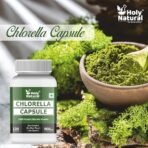 Holy Natural Chlorella Capsule 450 mg/cap (120 Veggie Caps) | Help Boost Immunity | Pure & Natural - Image 6