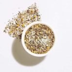 The Indian Chai Bedtime Sleep Tea 100g with Passion Flower, Valerian Root, Chamomile Flower, Gotu Kola etc for Restful and Peaceful Sleep, Herbal Tea - Fast UK Delivery - Image 4