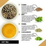 TEACURRY Ccf Tea-50 Gms Loose Assam Tea|Ccf Detox Tea For Asthma, Digestive Health, Improves Eyesight And Skin|Cumin Coriander Fennel Tea|100% Natural Tea For Migraine Relief - Fast UK Delivery - Image 3