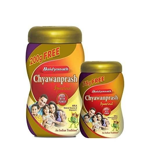 uk51KlxAAUtfL-1.jpg Baidyanath Chyawanprash Special - Combo Pack of 1kg and 500g with Extra 275g- Ayurvedic Immunity Booster for Adults and Elders, Builds Energy, Strength and Stamina - Fast UK Delivery - Image 1