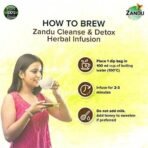 Zandu Cleanse & Detox Herbal Infusion: Use This Tea Bag to Give Your Body the Gift of Good Health |Helps Improve Skin Glow & Detoxifies the Body | Supports Holistic Health(25 Tea bags) - Image 6