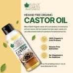 Bliss of Earth USDA Organic Castor Oil For Hair Growth, Skin & Eyebrows, Cold Pressed & Hexane Free, 2X100 ml - Fast UK Delivery - Image 3
