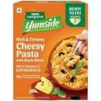 Tata Sampann Yumside Cheesy Instant Pasta with Black Olives, 285g, Ready to Eat Food, Ready in 60 secs, NO Added Artificial Colours & Flavours, Pack of 1 - Fast UK Delivery - Image 2