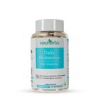 Neuherbs Daily Probiotics with Prebiotic, Blend of six healthy Probiotics (20 Billion CFU) with added Vitamin C, E & Selenium | For Immunity & Gut Health - 60 Capsules for Women & Men - Fast UK Delivery