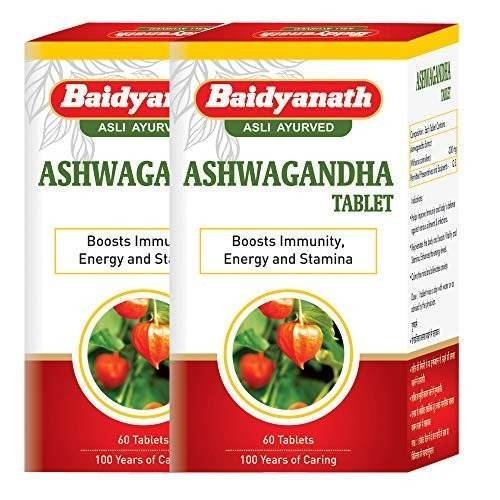 uk51NHuHs3HhL-1.jpg Baidyanath Asli Ayurved Ashwagandha Tablet I Immunity Booster I Antioxidant I Rejuvenate Mind & Body I 60 Tablets (Pack Of 2) - Fast UK Delivery - Image 1