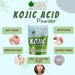 Bliss of Earth Korean Kojic Acid Dipalmitate Powder for skin Whitening, Soap Mking & DIY Products, 56GM - Image 3