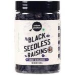 urban platter Seedless Black Fresh Raisins, 250G(Garnish Or Add To Fruit Salads, Oatmeals, Mueslis, Trail Mixes, Ice Creams, Baked Goods, Kheer & Ladoos),0.35 Kilograms - Fast UK Delivery - Image 2