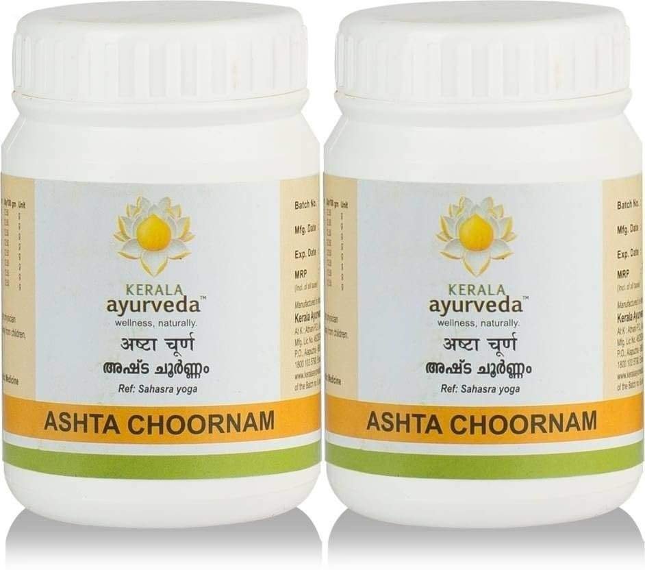 uk51NsFLuIXGL-1.jpg Kerala Ayurveda Ashta Choornam(50 Gm) x Pack of 2 - Fast UK Delivery - Image 1