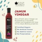 Bliss of Earth Raw Jamun Vinegar With Mother, UnfilteredJava Plum Vinegar For Cooking, Healhty Digestion & Metabolism, 500ml - Fast UK Delivery - Image 5