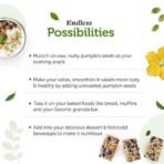 Neuherbs Raw & Unroasted Pumpkin Seeds | Immunity Booster and Fiber Rich Superfood | Rich Source of Omega 3 | Highly Nutritious Snack | Rich in Protein, Dietary Fibre, Zinc & Magnesium - 200 G - Fast UK Delivery - Image 5