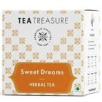 Tea Treasure Sweet Dreams Tea - 10 Pyramid Tea Bags - Blend of Chamomile Flowers, Lavender, Lemongrass & Brahmi leaf |Tea for Good Sleep | Detox Tea | Stress Relief | Calming & Relaxing Tea - Fast UK Delivery - Image 2