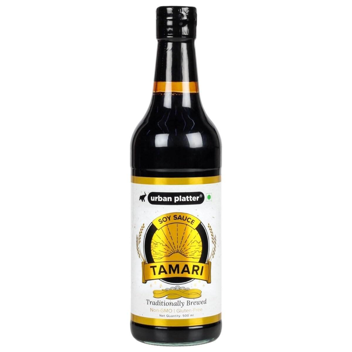 uk51OA9EYJ1mL-1.jpg Urban Platter Tamari Soy Sauce, 500ml (Naturally Brewed & Gluten-Free SOYA Sauce) - Fast UK Delivery - Image 1