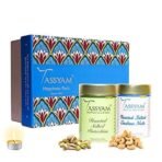 Tassyam Dry Fruit Gift Set | Perfect Festival Gift Box | Salted Dry Fruits | Salted Cashews and Pistachios | Premium Dry Fruits | Dry Fruit Gift Box | Salted Kaju and Pista - Fast UK Delivery - Image 2