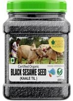 Bliss of Earth 600gm unhulled Black Sesame Seeds, Kaale Til, Fresh & Organic Fully Fiber Rich Great for Cooking & Baking - Fast UK Delivery - Image 2