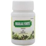 Charak Pharma Regulax Forte Tablet For Constipation | Herbal Laxative For Bowel Movement and Gastric - 40 Tablets (Pack of 3) - Fast UK Delivery