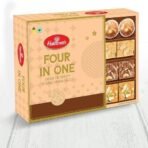 Haldiram's Four in One 450G, Savour The Variety of Indian Sweets (Contains Dodha Burfi, Patisa, Besan Burfi & Panjeeri Ladoo) - Fast UK Delivery - Image 2