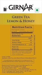 Girnar Green Tea Lemon & Honey (36 Tea Bags) - Fast UK Delivery - Image 4