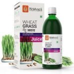 KRISHNA'S HERBAL & AYURVEDA Wheatgrass Juice, Wheat Grass Juice 9Th Day Picked Wheatgrass Leaves, Pure, Natural And 100% Ayurvedic Juice -500 Ml (Pack Of 2) - Fast UK Delivery - Image 3