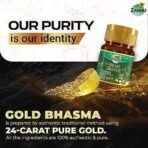 Zandu Shilajit Gold Plus| Scientifically tested advanced formula| Made using 100% Pure Himalayan Shilajit, Gold & 9 Ayurvedic herbs |Enhances strength, stamina, vigour, vitality and power | 20 Caps - Fast UK Delivery - Image 5