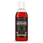 Vedic Roots Extra Cooling Headache Relief Herbal Hair Oil/Thanda Tel for Stress Relief |Relax Tight Sleep|Hair Oil with Bhringraj Amla Ratan Jyot - 200 ML - Fast UK Delivery