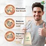 Zandu Copper Tongue Cleaner (Pack of 2) :An Anti-Microbial Tongue Cleaner for Managing Oral Health | Reduces Bad Breath & Supports Digestive Health | Comfortable & Flexible Handle | Easy & Safe to Use - Fast UK Delivery - Image 6