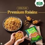 Tata Sampann Pure Raisins Seedless, Kishmish, 200g, Source Of Potassium, Premium Dry Fruits, Green Raisins - Fast UK Delivery - Image 5