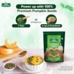 Tata Sampann Pumpkin Seeds, 200g, Rich in Protein, Dietary Fibre, Magnesium & Phosphorus, Raw & Unroasted Pumpkin Seeds, Source of Iron & Zinc, Handpicked Seeds, Resealable Pack - Fast UK Delivery - Image 6