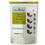 Neuherbs 5 in 1 Healthy seeds mix for weight management, Pumpkin, Sunflower, Watermelon, Flax & Chia Seeds & Neuherbs Raw Unroasted Chia Seeds- 200 Gram - Fast UK Delivery - Image 6