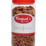 Roopak's PIK-N-PAY Badam Giri Mamra Almonds | Natural Sweet, Rich in Protein, Hygienically Packed | 500 Gram - Fast UK Delivery
