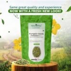 Neuherbs Raw & Unroasted Pumpkin Seeds | Immunity Booster and Fiber Rich Superfood | Rich Source of Omega 3 | Highly Nutritious Snack | Rich in Protein, Dietary Fibre, Zinc & Magnesium - 200 G - Fast UK Delivery - Image 6