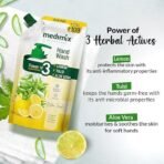 Medimix Ayurvedic Nature Fresh Hand Wash Refill With Lemon, Tulsi & Aloe Vera For Soft & Odour-Free Hands 175ml | 99.9% Germ Protection | Shop Herbal | Natural | Soap-free | 100% Vegan (Pack of 2) - Fast UK Delivery - Image 5