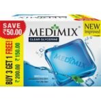 MEDIMIX Clear Glycerine - Oil Balance with the combination of Eucalyptus Oil & Mint | Each 100g | Buy 3 get 1 Free | Bathing Bar for Cleasing Excess Oil in the Skin | - Fast UK Delivery - Image 3