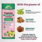 Zandu Triphala Health Juice, 1L, scientifically tested, for healthy weight management, relief from indigestion, constipation and gas, No Synthetic colours and flavours - Fast UK Delivery - Image 7