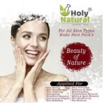 Holy Natural Rose Petals Powder (100gm), Gulab Patti Powder for Face Pack, Skin Glow, Fairness, Body Wash, Dark Sport, Tanning. - Image 3