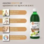 KRISHNA'S HERBAL & AYURVEDA Fat Reducer Juice - 500 Ml (Pack Of 2) |12 Powerful Herbs For Weight Management | Amla, Harad, Daru Haridra, Sunn Hemp | Aids Metabolism And Digestion - Fast UK Delivery - Image 6