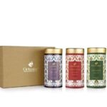 Octavius Gourmet Tea Collection Workout Buddies Range Loose Leaf Tea -Set of Three Tins - Fast UK Delivery